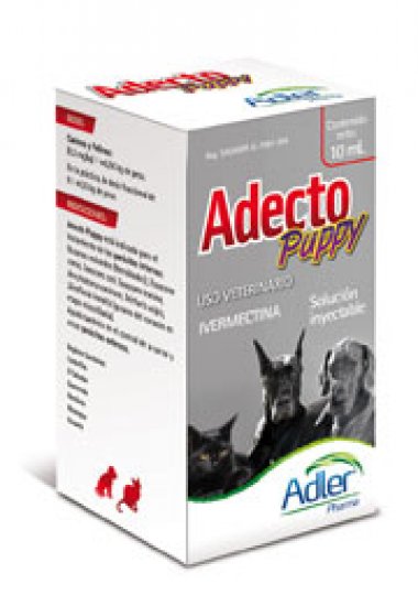 Adecto Puppy 1% - Ivermectin 10 ml.