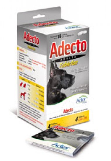 Adult Adecto Tablets - Ivermectin, Praziquantel, Pamoate Pyrantel, Fenbendazol  4 Tbs.